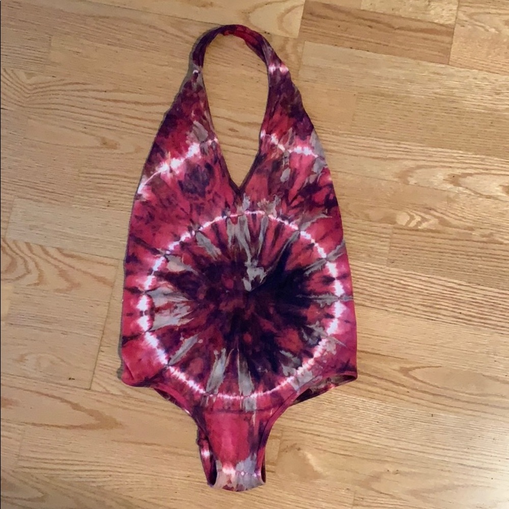 Candy Pink and Purple bodysuit size XS/S